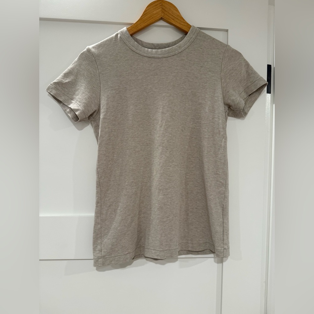 Uniqlo U Oatmeal-Colored T-Shirt